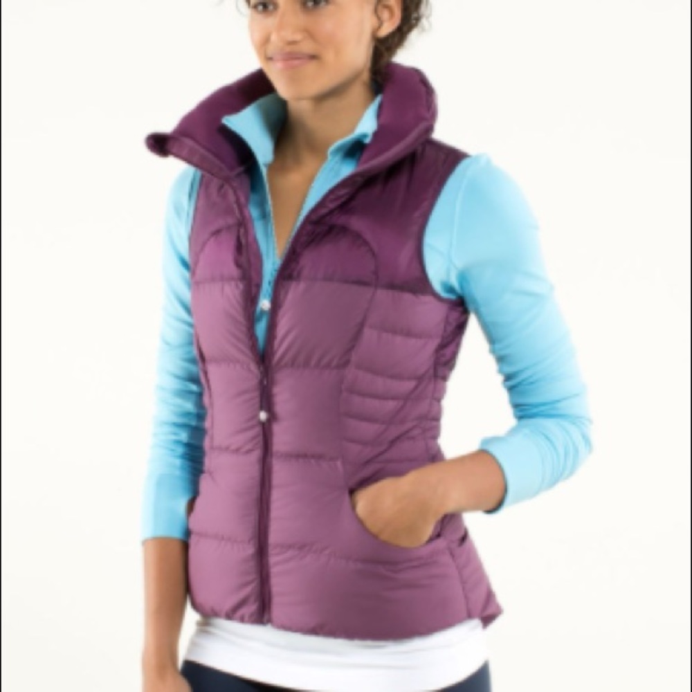 Lululemon Fluffin’ Awesome Vest Plum Burgundy